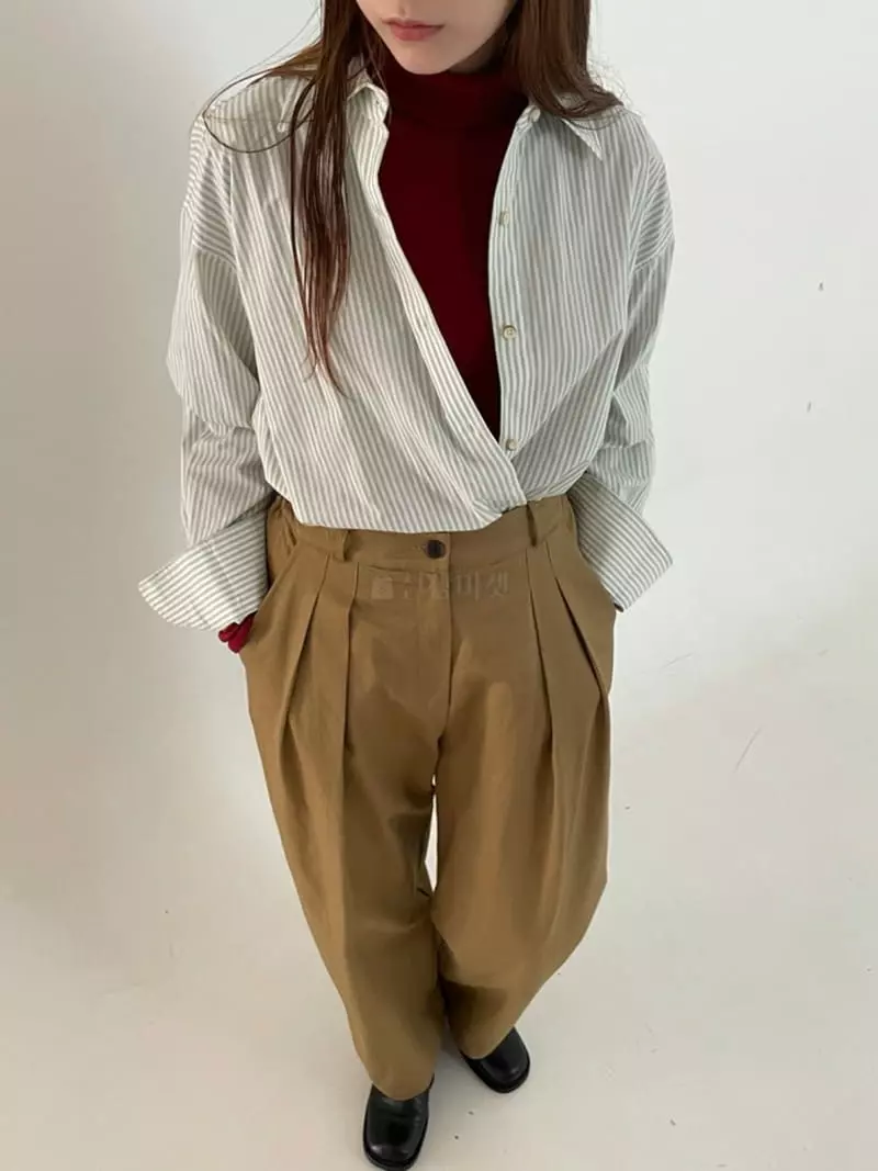 Hoper - Korean Women Fashion - #womensfashion - Two Tuck Pants