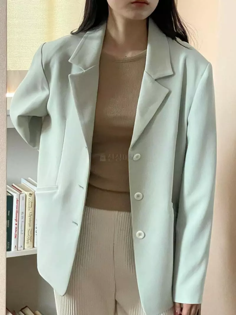 Hoper - Korean Women Fashion - #womensfashion - Tami Overfit Jacket - 3