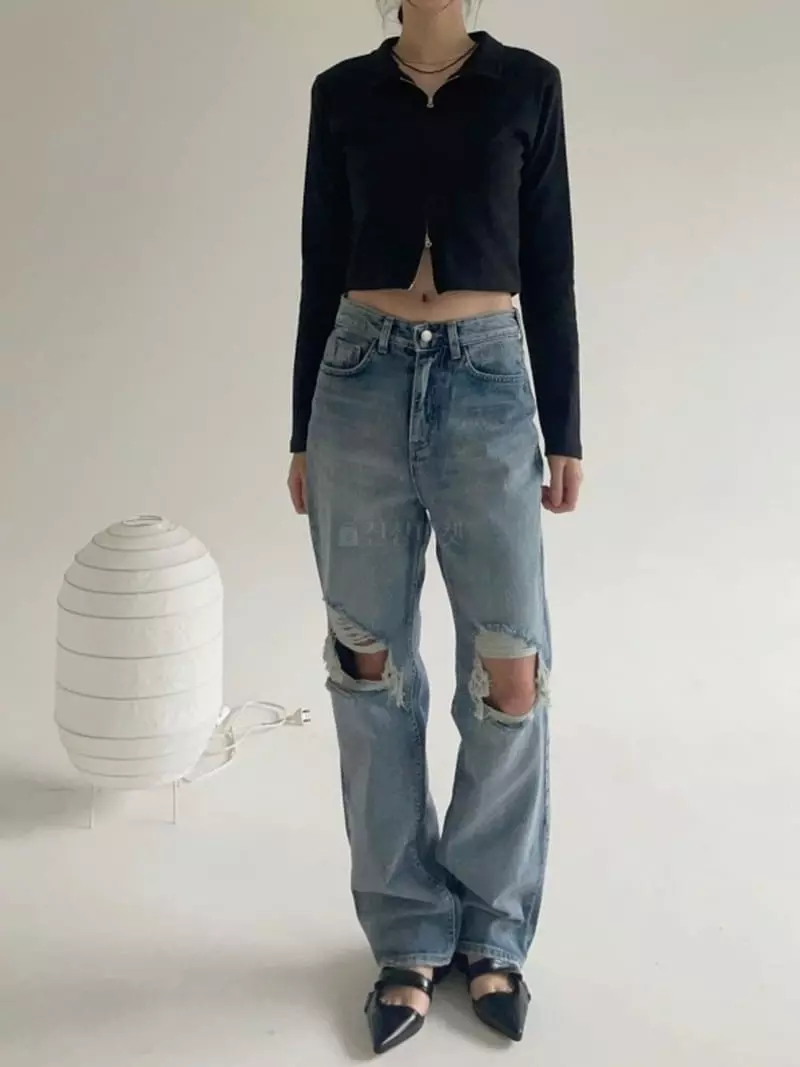 Howl - Korean Women Fashion - #momslook - Miffy Two Way Long Sleeve Tee - 5