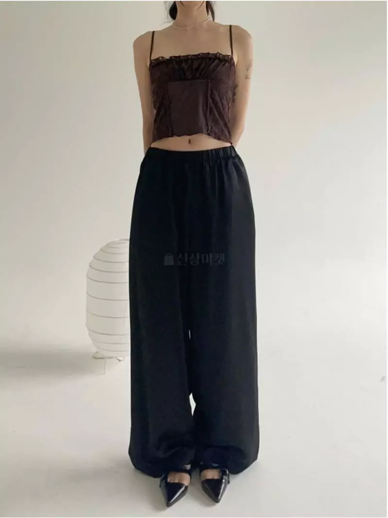 Howl - Korean Women Fashion - #vintageinspired - Shatin Pants - 9