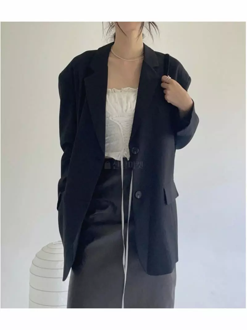 Howl - Korean Women Fashion - #vintagekidsstyle - Saint Over Blazer - 11