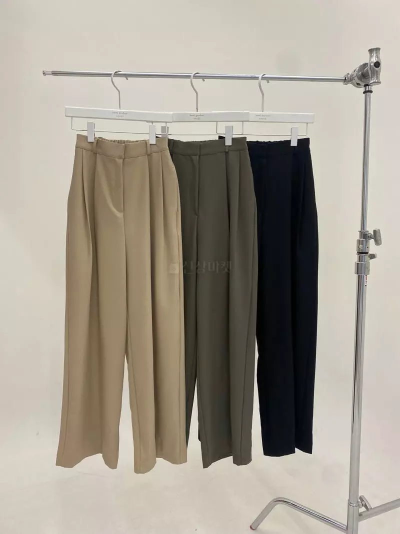 Howl - Korean Women Fashion - #vintagekidsstyle - Moa Banding Slacks - 6