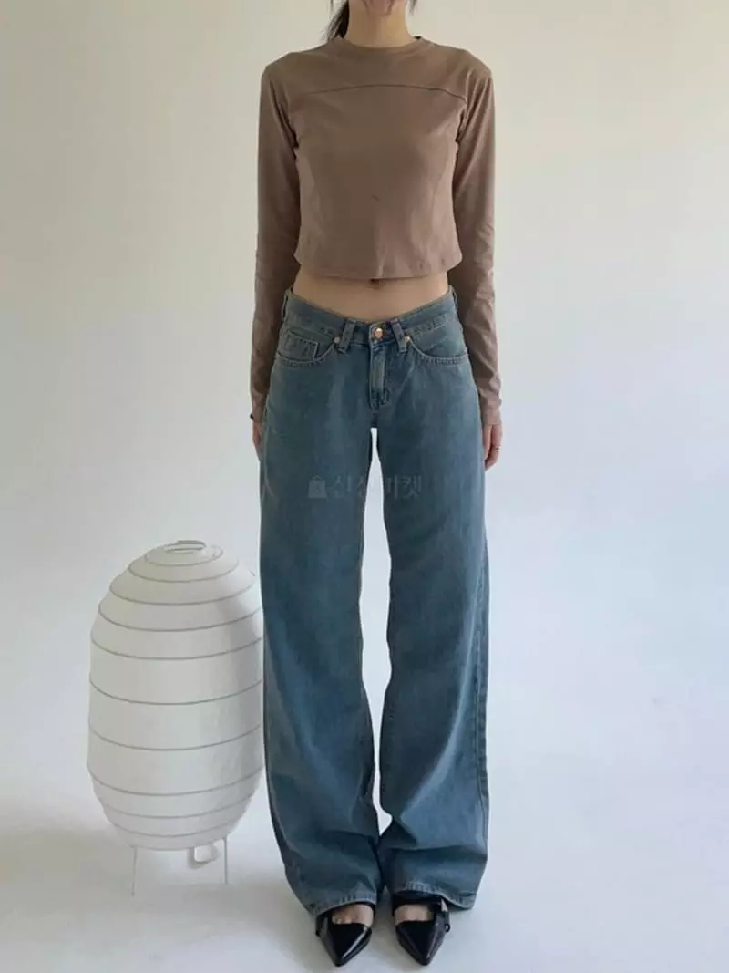 Howl - Korean Women Fashion - #womensfashion - Short Stitch Long Sleeve Tee - 8