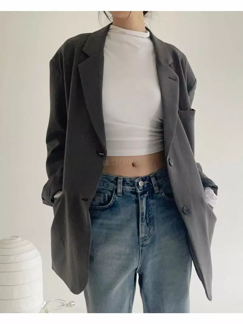 Howl - Korean Women Fashion - #womensfashion - Saint Over Blazer