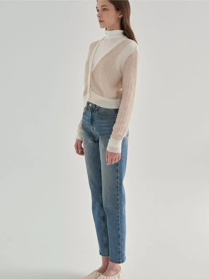 Ifuhouse - Korean Women Fashion - #womensfashion - Mohair Color Cardigan - 4