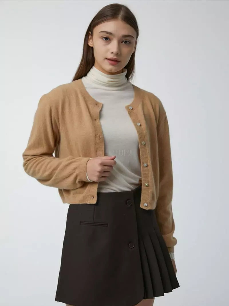 Ifuhouse - Korean Women Fashion - #momslook - Lacoon Pad Cardigan