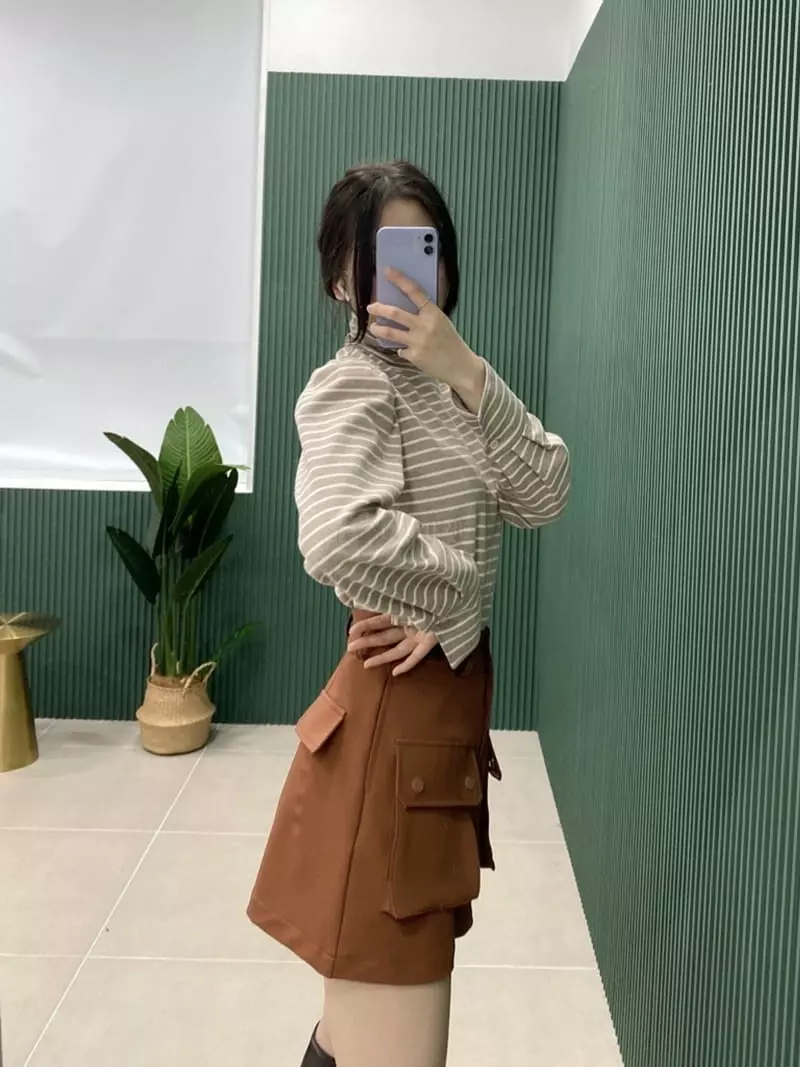 Ifuhouse - Korean Women Fashion - #momslook - Pocket Shorts - 5
