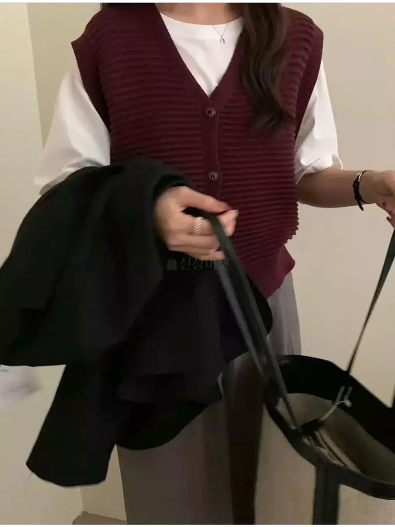 Ifuhouse - Korean Women Fashion - #momslook - Biangca Vest - 12