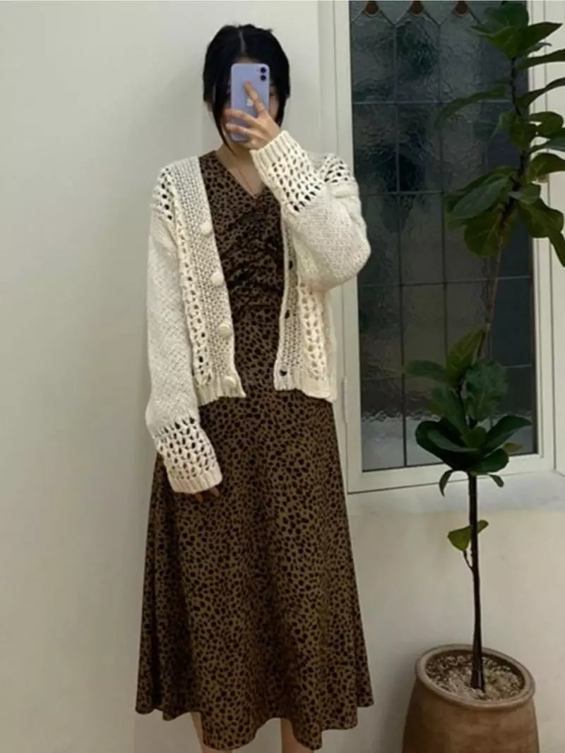Ifuhouse - Korean Women Fashion - #romanticstyle - Tof One-piece - 5