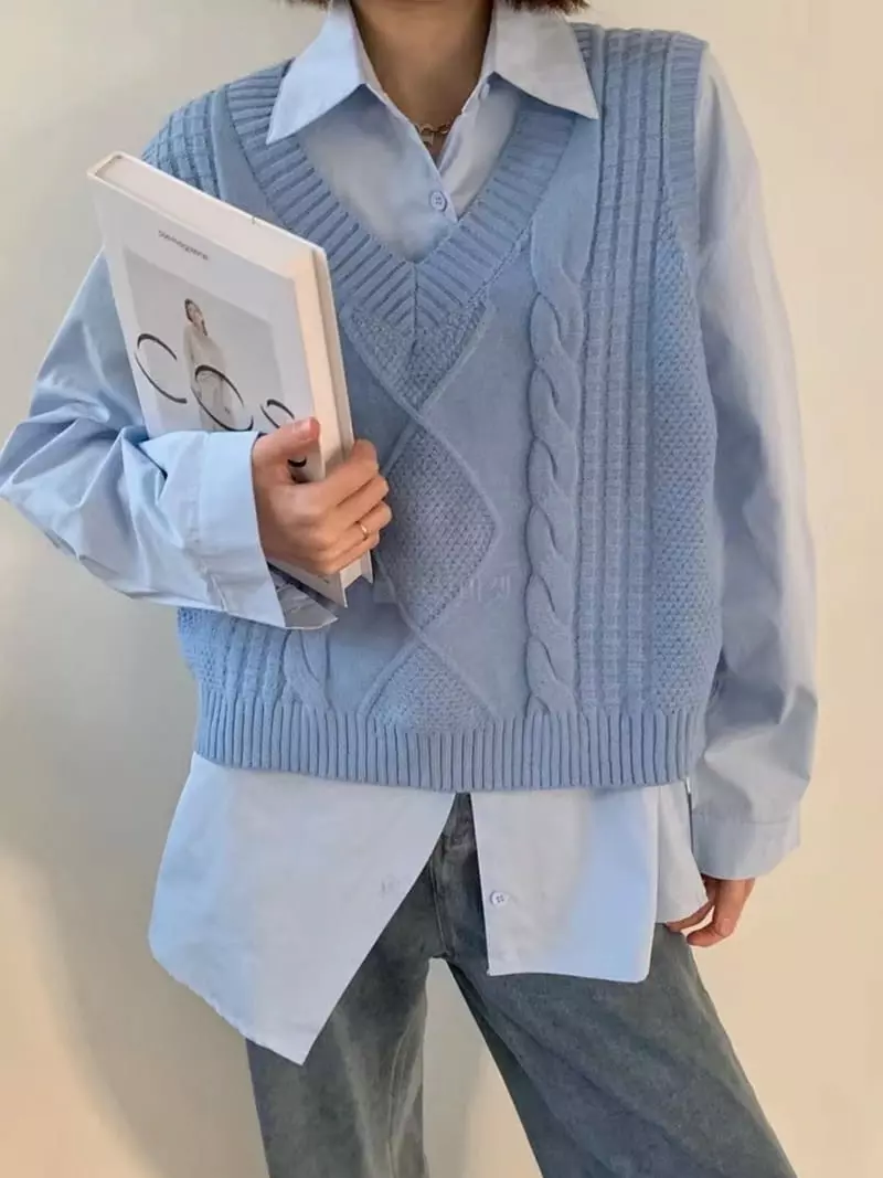 Ifuhouse - Korean Women Fashion - #thatsdarling - Cu Vest - 6