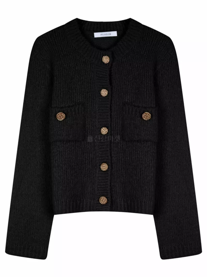 Ifuhouse - Korean Women Fashion - #thelittlethings - Wool Bookle Cardigan - 5