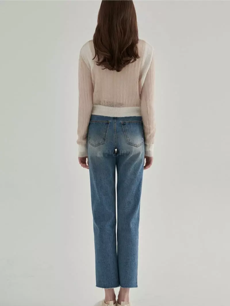 Ifuhouse - Korean Women Fashion - #womensfashion - Mohair Color Cardigan - 5