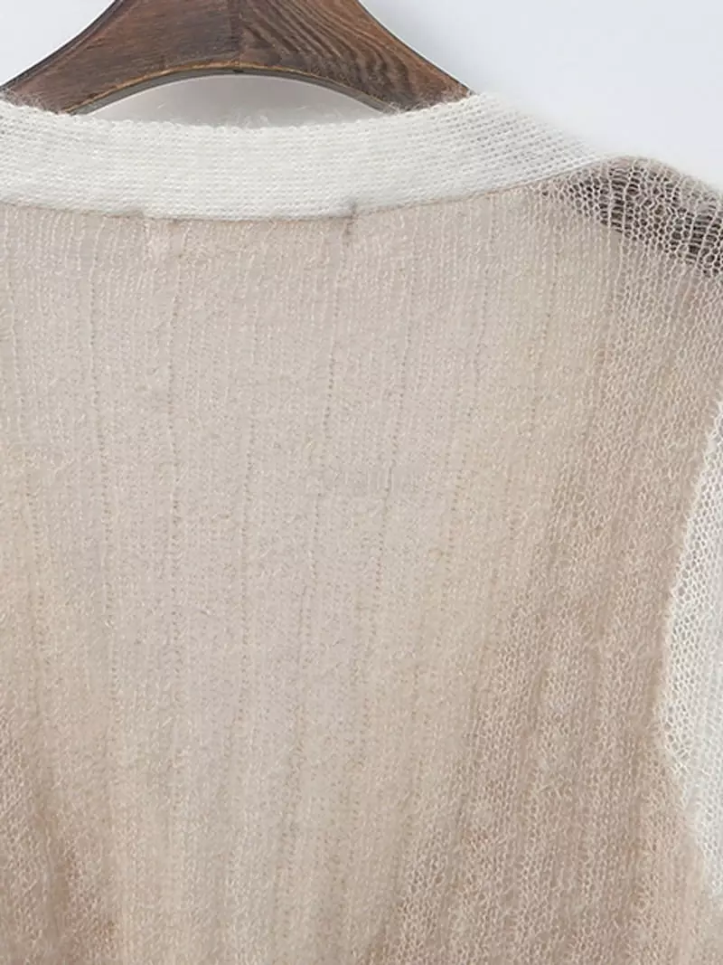 Ifuhouse - Korean Women Fashion - #womensfashion - Mohair Color Cardigan - 9