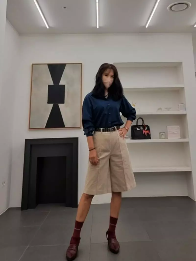 Ifuhouse - Korean Women Fashion - #momslook - Lay Stitch Shirt - 4
