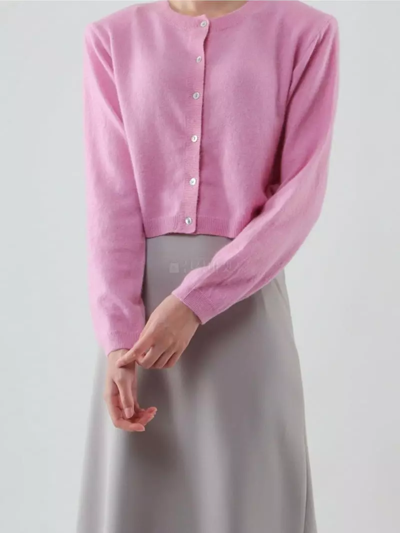 Ifuhouse - Korean Women Fashion - #momslook - Lacoon Pad Cardigan - 4