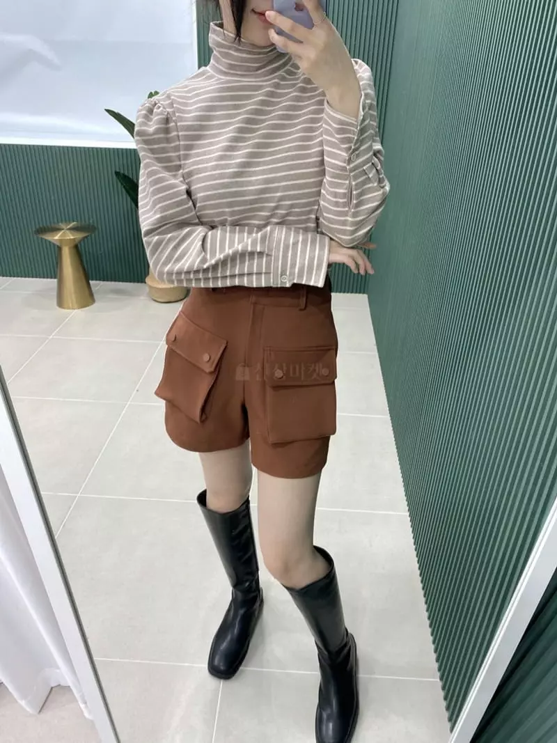 Ifuhouse - Korean Women Fashion - #womensfashion - Pocket Shorts - 2