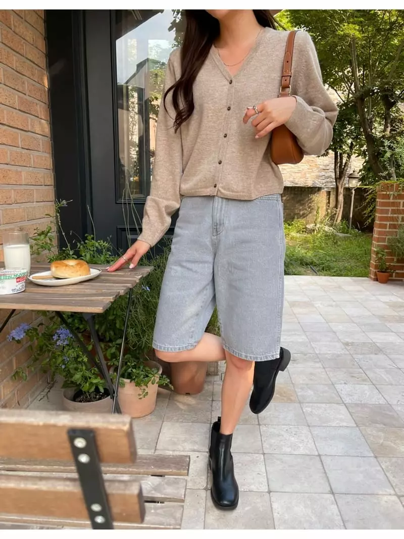 Imagine - Korean Women Fashion - #momslook - Peace Cardigan - 5