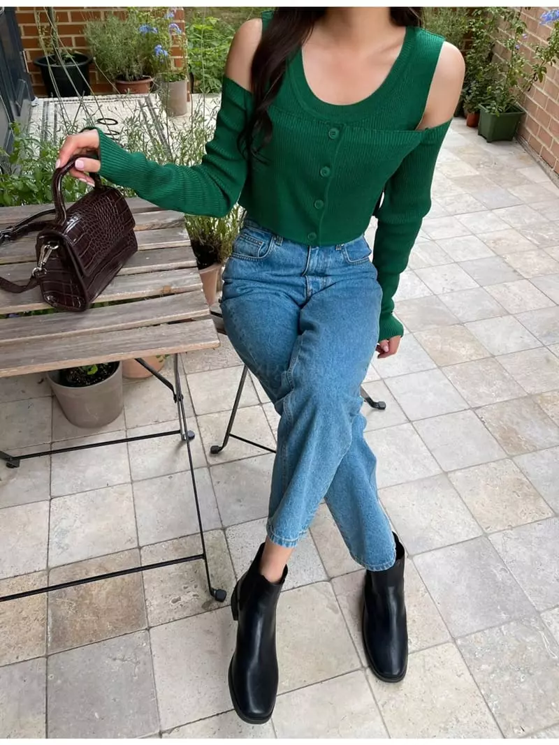Imagine - Korean Women Fashion - #momslook - Free Cardigan - 9