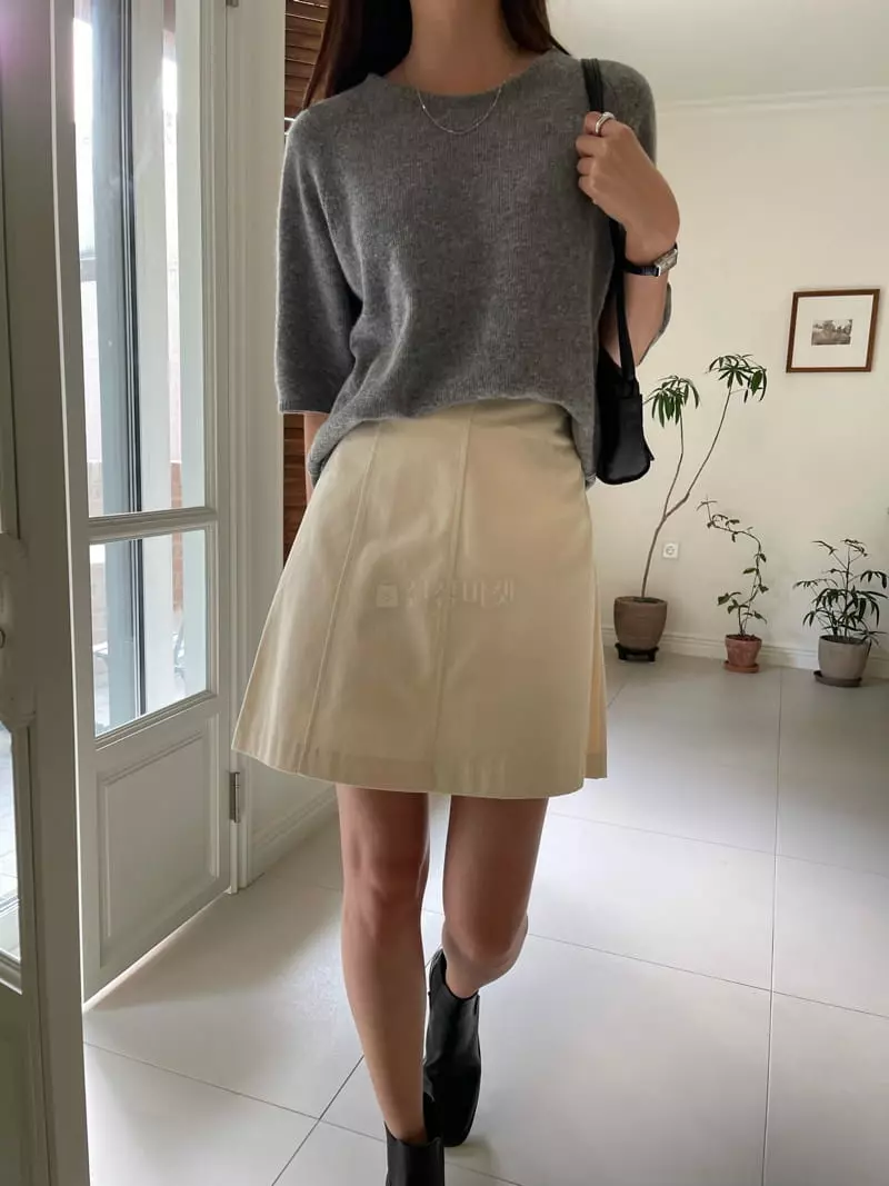 Imagine - Korean Women Fashion - #womensfashion - Collie Knit Tee - 4