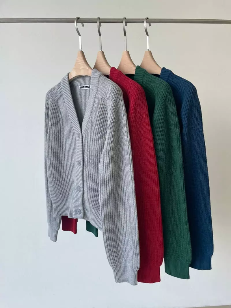 Imagine - Korean Women Fashion - #momslook - Co Cardigan - 3