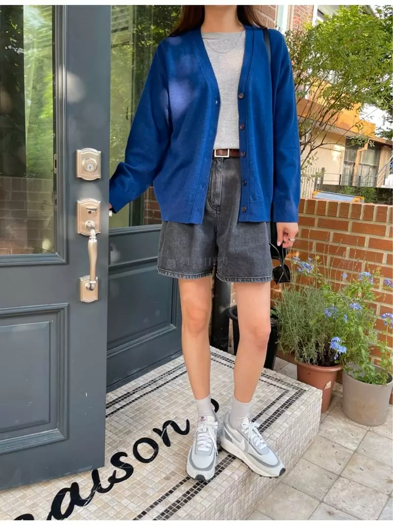 Imagine - Korean Women Fashion - #momslook - Simple Cardigan - 11