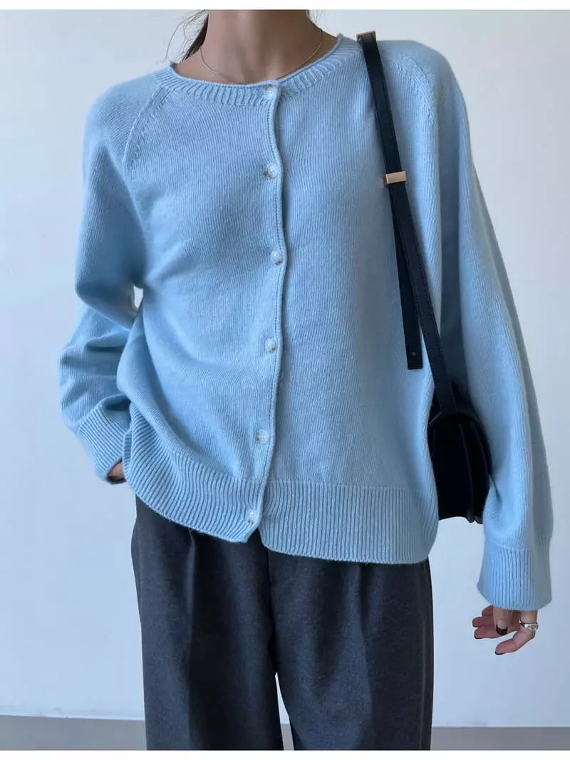 Imagine - Korean Women Fashion - #momslook - Share Whole Gament Cardigan - 8