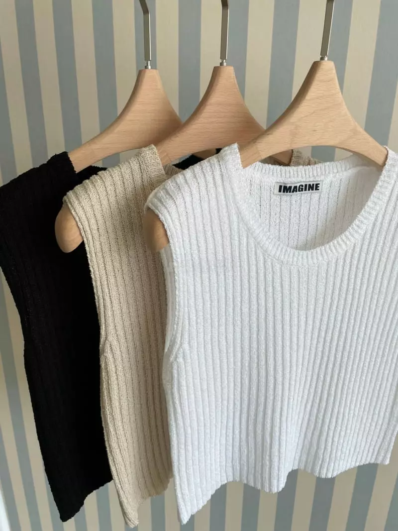 Imagine - Korean Women Fashion - #momslook - Bookle Sleeveless - 6