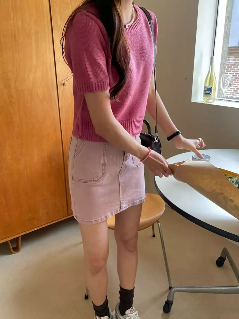 Imagine - Korean Women Fashion - #momslook - Main Knit Tee - 2