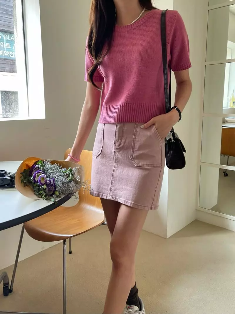 Imagine - Korean Women Fashion - #womensfashion - Main Knit Tee - 4
