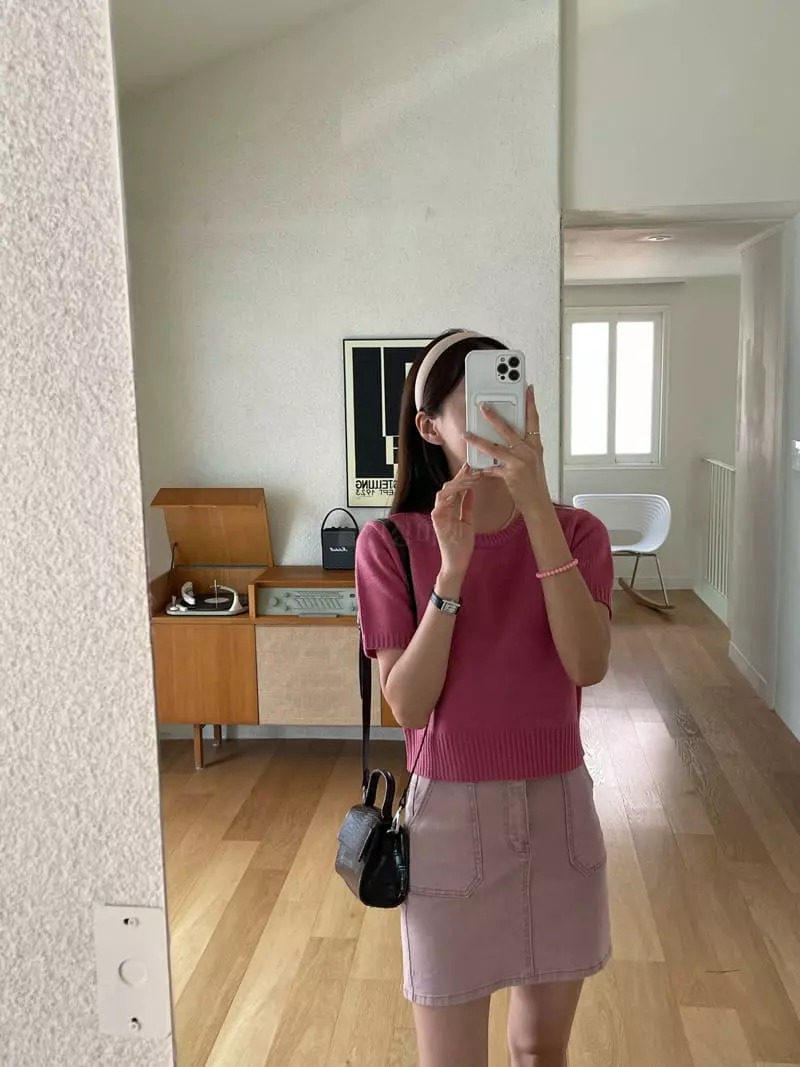 Imagine - Korean Women Fashion - #momslook - Main Knit Tee - 6
