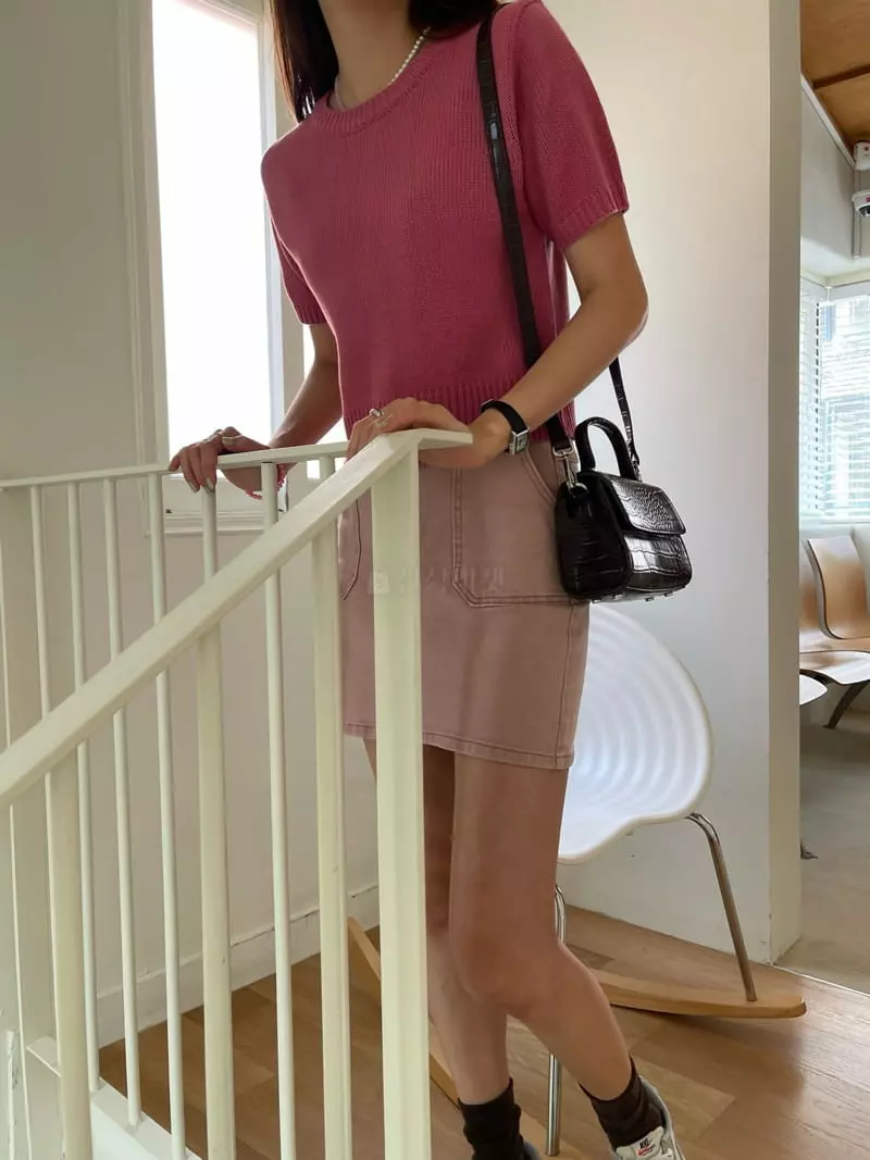Imagine - Korean Women Fashion - #momslook - Main Knit Tee - 8