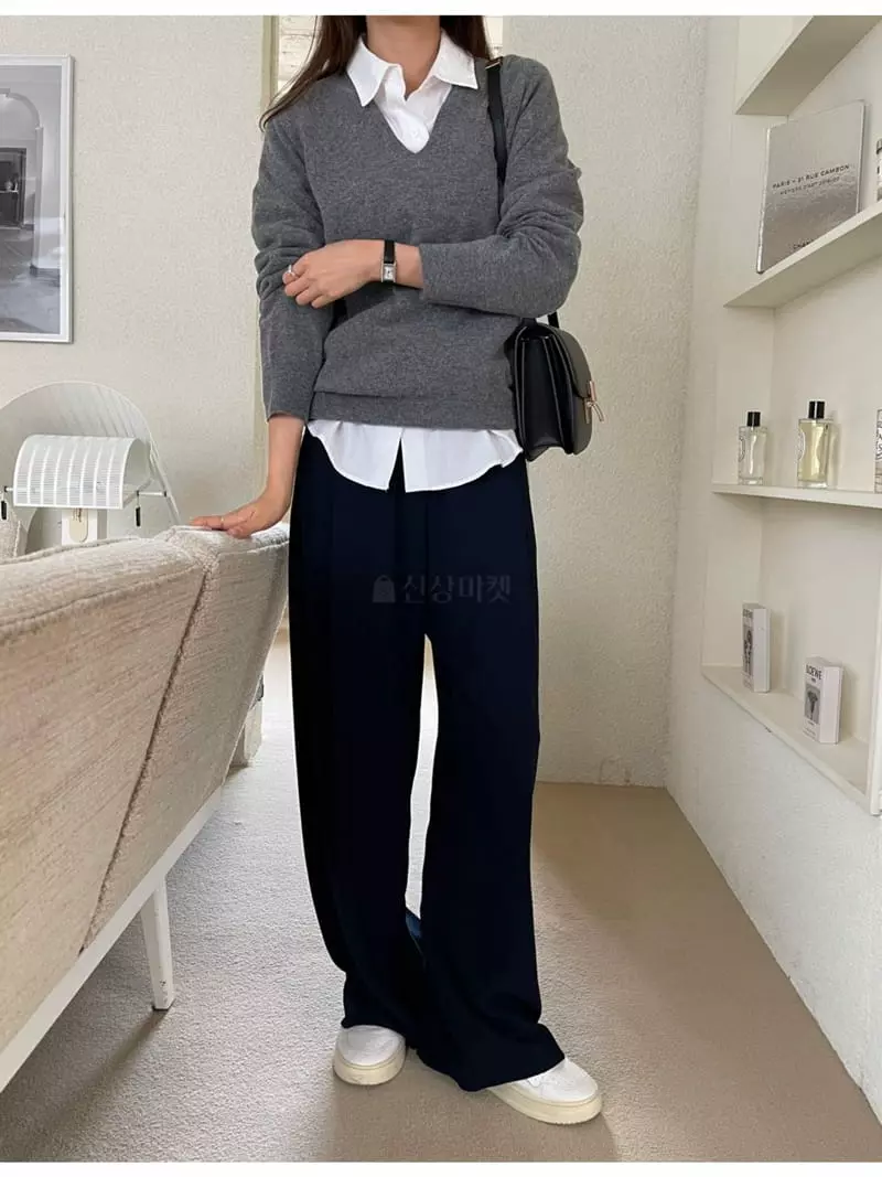 Imagine - Korean Women Fashion - #momslook - Rien Knit Tee - 7