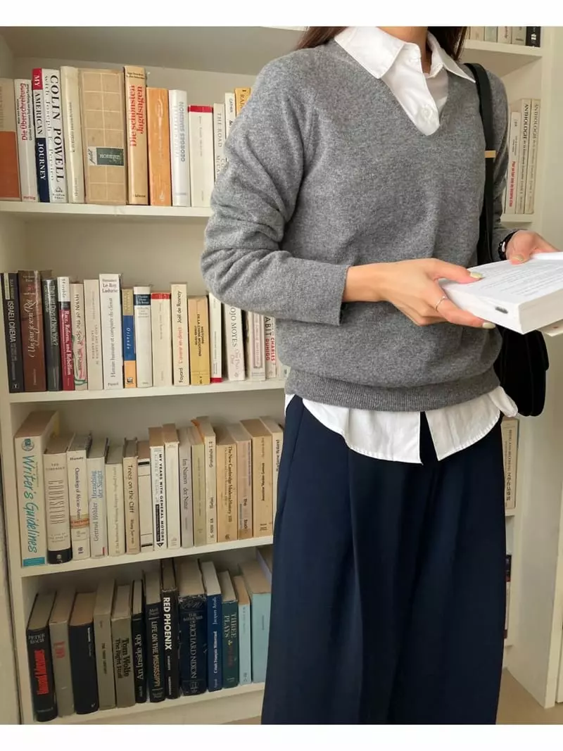 Imagine - Korean Women Fashion - #momslook - Rien Knit Tee - 9