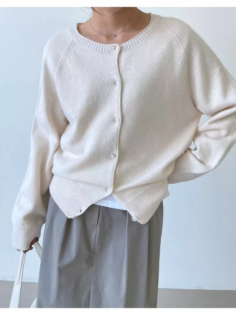 Imagine - Korean Women Fashion - #romanticstyle - Share Whole Gament Cardigan - 2