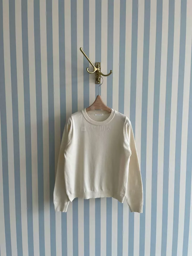 Imagine - Korean Women Fashion - #shopsmall - Alpa Round Knit Tee - 8