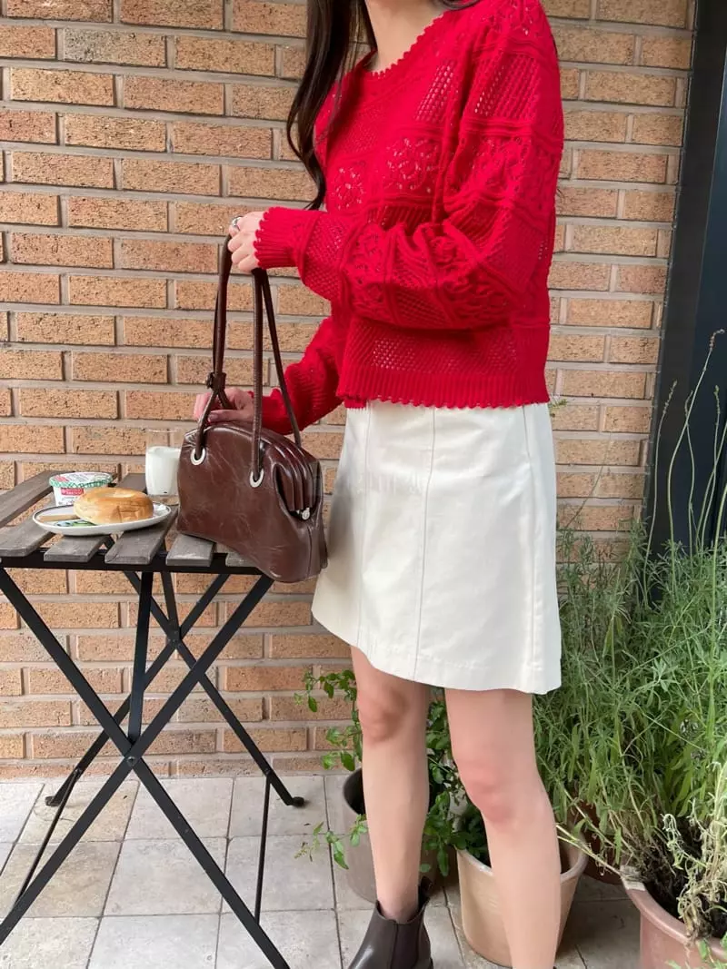 Imagine - Korean Women Fashion - #shopsmall - Aro Knit Tee - 7