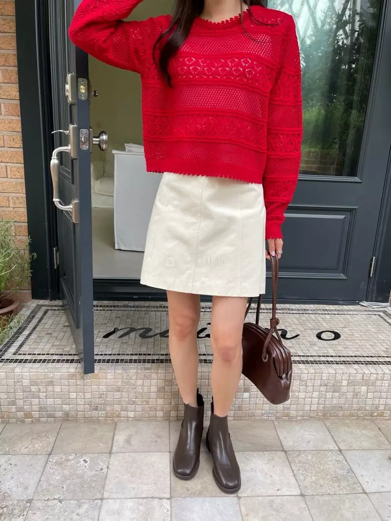 Imagine - Korean Women Fashion - #thatsdarling - Aro Knit Tee - 8
