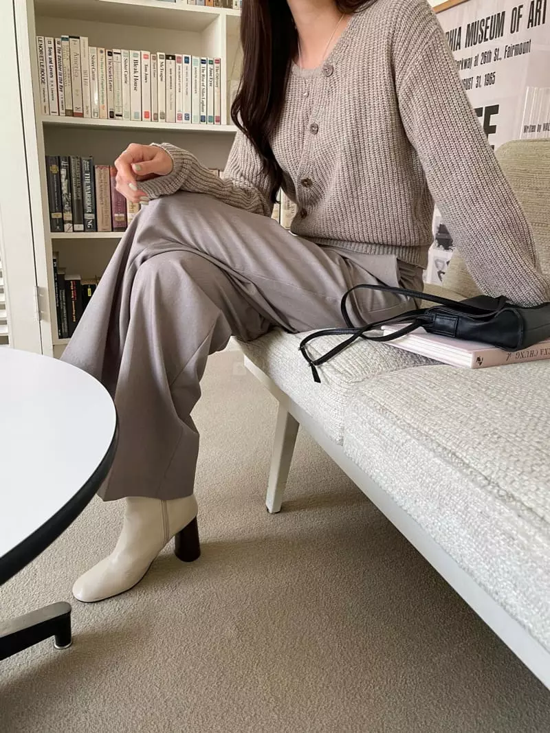 Imagine - Korean Women Fashion - #thatsdarling - Slash Cardigan - 6