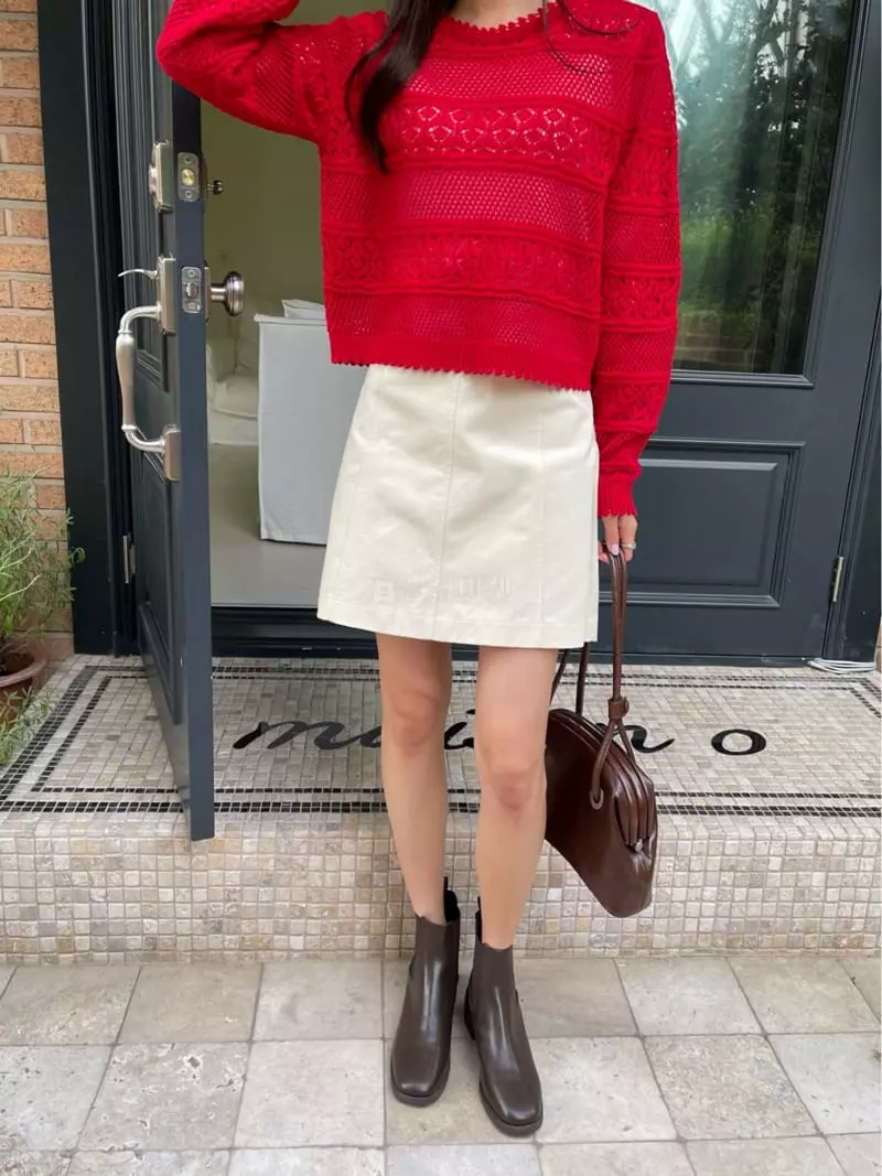 Imagine - Korean Women Fashion - #thelittlethings - Aro Knit Tee - 9