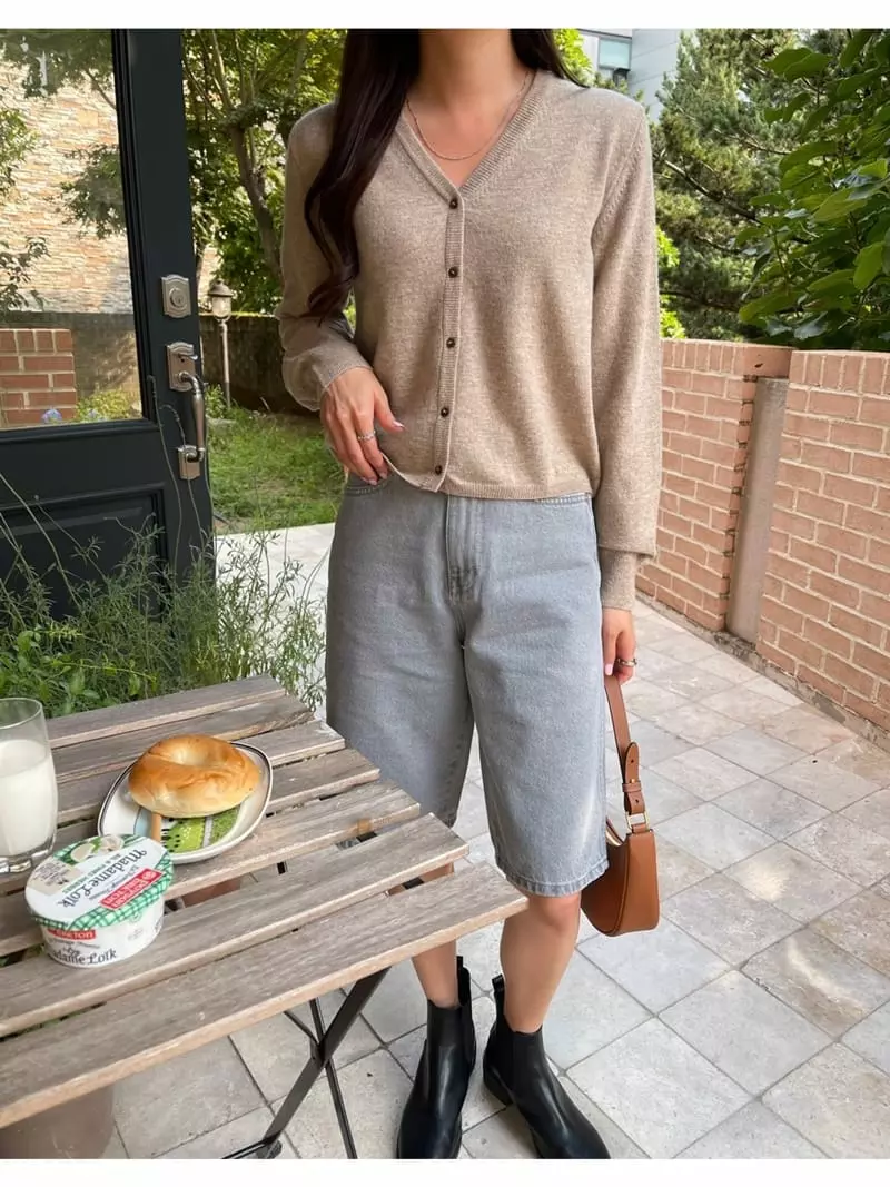 Imagine - Korean Women Fashion - #momslook - Peace Cardigan - 4
