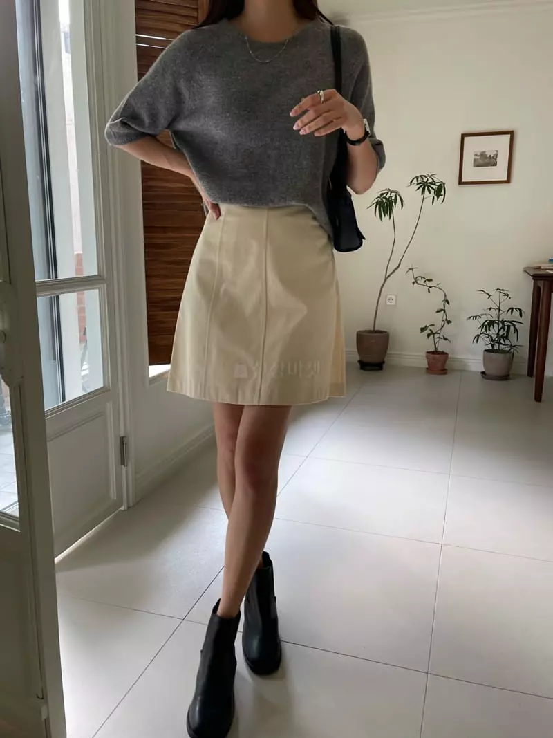 Imagine - Korean Women Fashion - #womensfashion - Collie Knit Tee - 3