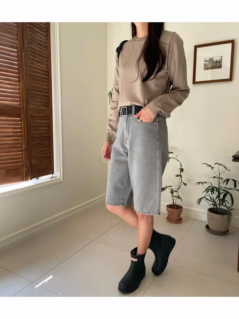 Imagine - Korean Women Fashion - #womensfashion - Alpa Round Knit Tee - 2