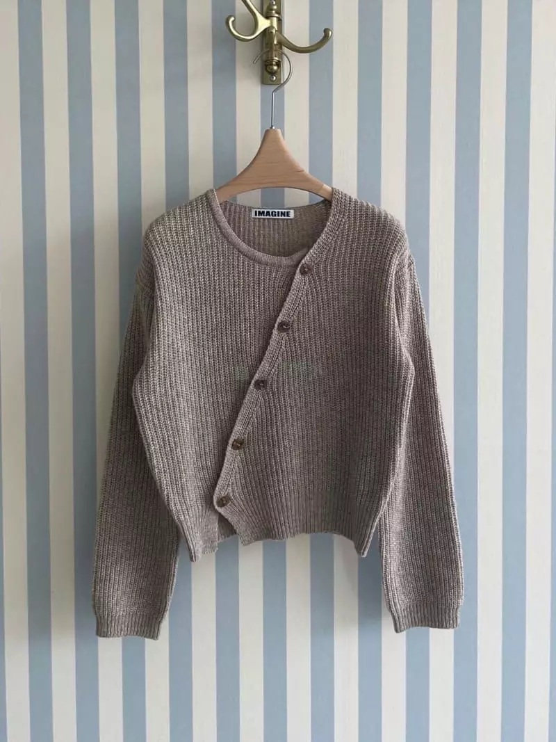 Imagine - Korean Women Fashion - #womensfashion - Slash Cardigan - 9