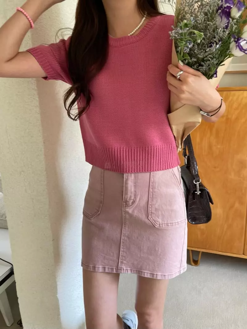 Imagine - Korean Women Fashion - #womensfashion - Main Knit Tee - 3