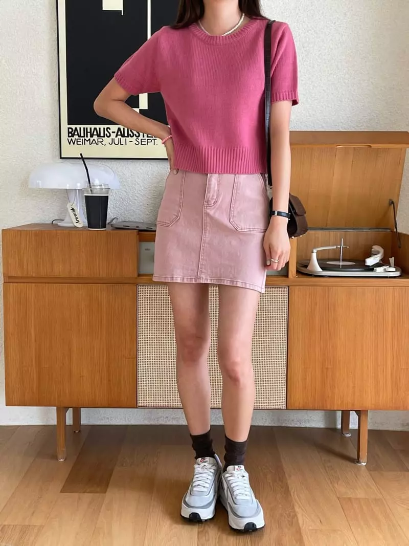 Imagine - Korean Women Fashion - #womensfashion - Main Knit Tee - 7
