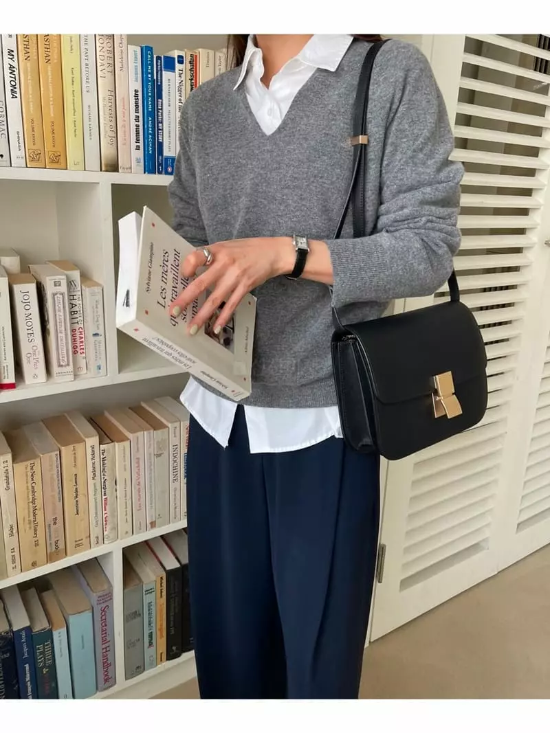 Imagine - Korean Women Fashion - #womensfashion - Rien Knit Tee - 10