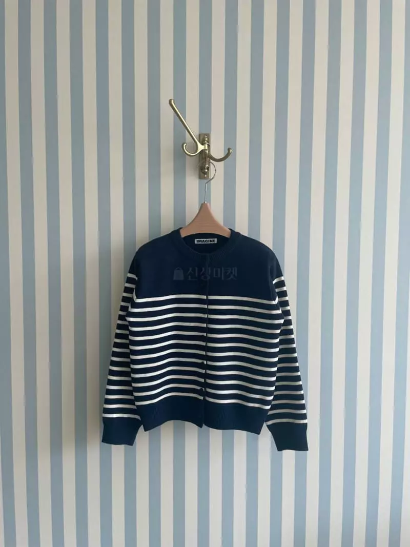 Imagine - Korean Women Fashion - #womensfashion - Stripes Cardigan - 12