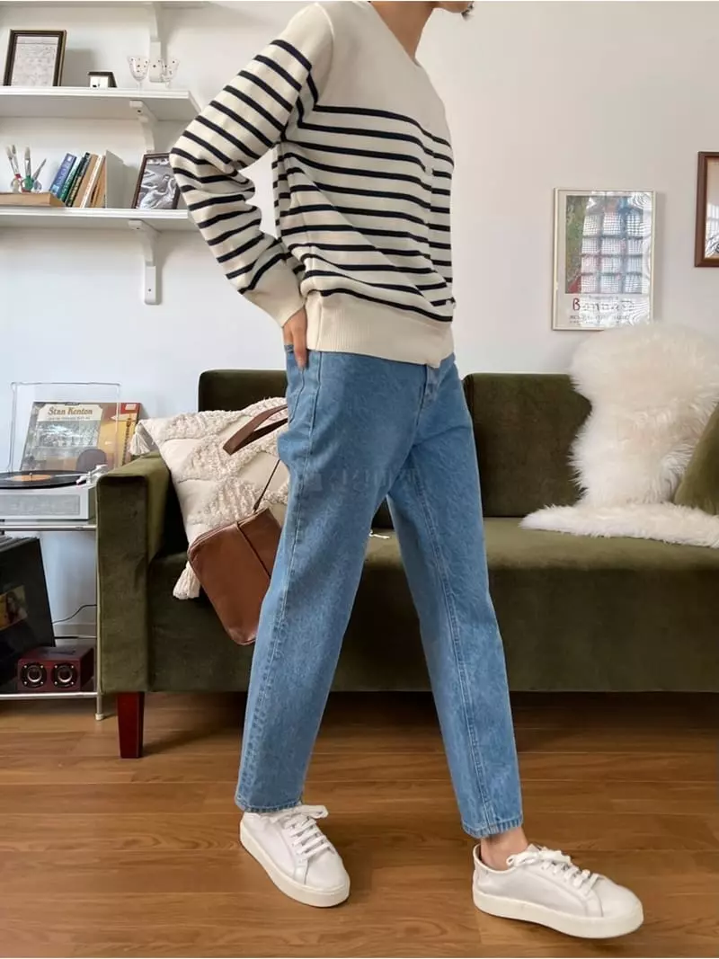 Imagine - Korean Women Fashion - #womensfashion - Stripes Cardigan - 6