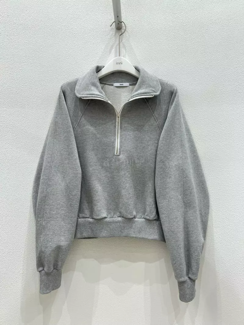 Inni - Korean Women Fashion - #momslook - Ford Terry Zip-up - 3