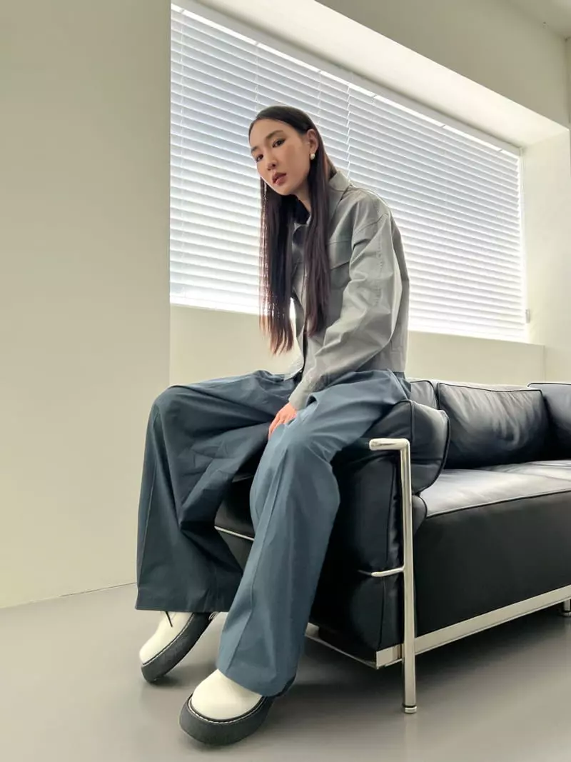 Inni - Korean Women Fashion - #momslook - Off Pintuck Pants - 5